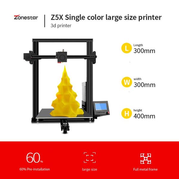 zonestar z5x large high precision resolution ultra silent easy install optional dual extrusion auto mix color 3d printer diy kit
zonestar z5x large high precision resolution ultra silent easy install optional dual extrusion auto mix color 3d printer diy kit