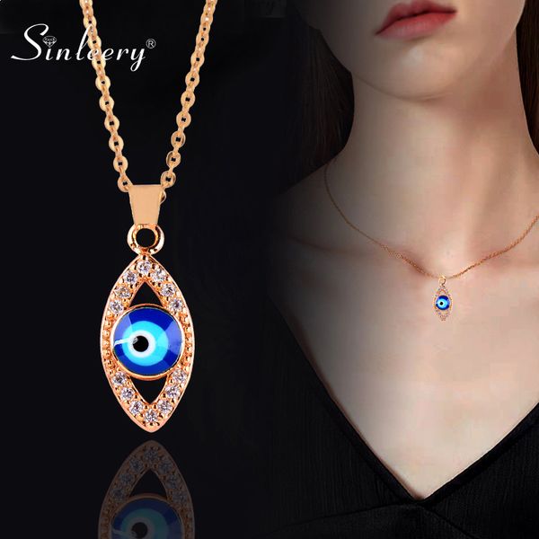 sinleery blue eye necklace jewelry for women yellow gold color link chain boho necklaces jewelry accessories xl604 ssc, Silver
sinleery blue eye necklace jewelry for women yellow gold color link chain boho necklaces jewelry accessories xl604 ssc, Silver