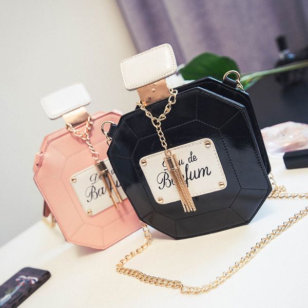 new design women perfume bottle chain handbag popular small bag women messenger bag square purse evening pouch
new design women perfume bottle chain handbag popular small bag women messenger bag square purse evening pouch