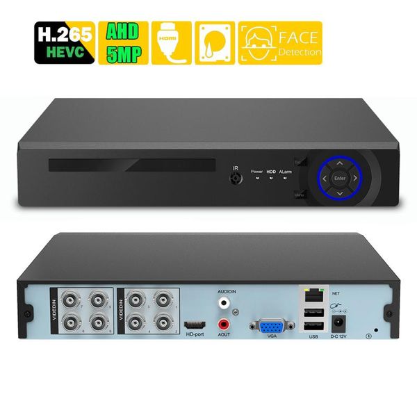 4/8 channel video recorder dvr face detect h.265 ahd dvr nvr h.265 hybrid 6 in 1 for tvi cvi cvbs ahd 5mp camera and 5mp ip cam, Black;white
4/8 channel video recorder dvr face detect h.265 ahd dvr nvr h.265 hybrid 6 in 1 for tvi cvi cvbs ahd 5mp camera and 5mp ip cam, Black;white