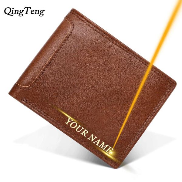 engraved name classic style men's wallet made of genuine leather male purse short male purse card holder men wallets customized, Red;black
engraved name classic style men's wallet made of genuine leather male purse short male purse card holder men wallets customized, Red;black