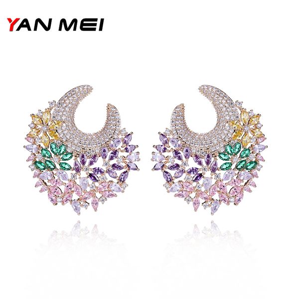 stud yanmei luxury geometric crystal earring for women fashion jewelry female boucle d'oreille yme6671y, Golden;silver
stud yanmei luxury geometric crystal earring for women fashion jewelry female boucle d'oreille yme6671y, Golden;silver