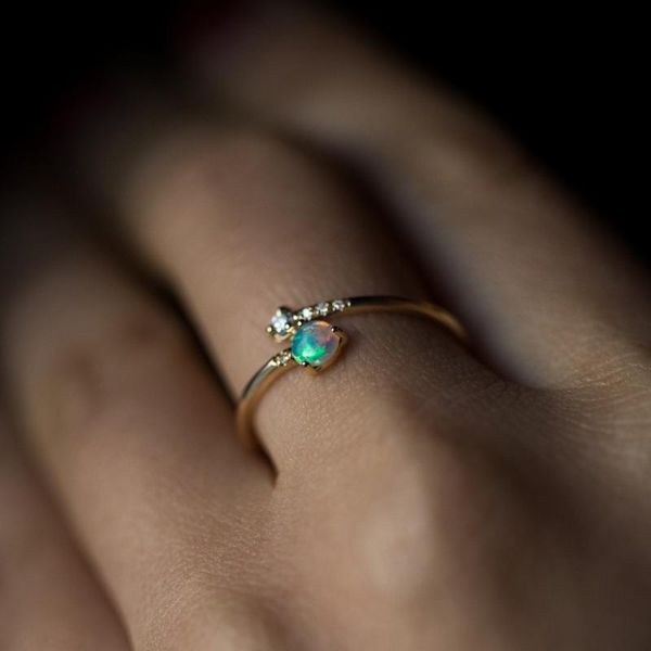 gold filled 2020 new 925 sterling silver adjust women girl white fire opal delicate minimal fashion elegant dainty ring design, Golden;silver
gold filled 2020 new 925 sterling silver adjust women girl white fire opal delicate minimal fashion elegant dainty ring design, Golden;silver