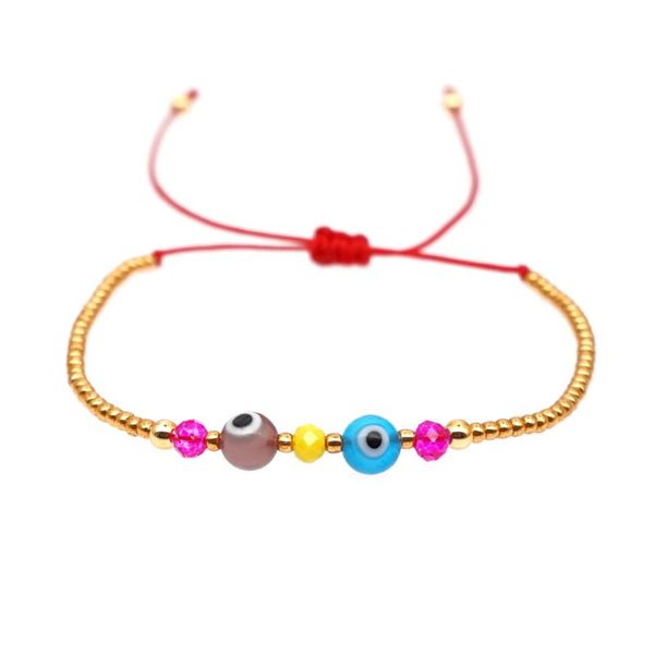 charm bracelets 2021 jewellery wholesale evil eye bracelet for women string friendship beaded braclets handmade boho jewelry pulseras, Golden;silver
charm bracelets 2021 jewellery wholesale evil eye bracelet for women string friendship beaded braclets handmade boho jewelry pulseras, Golden;silver