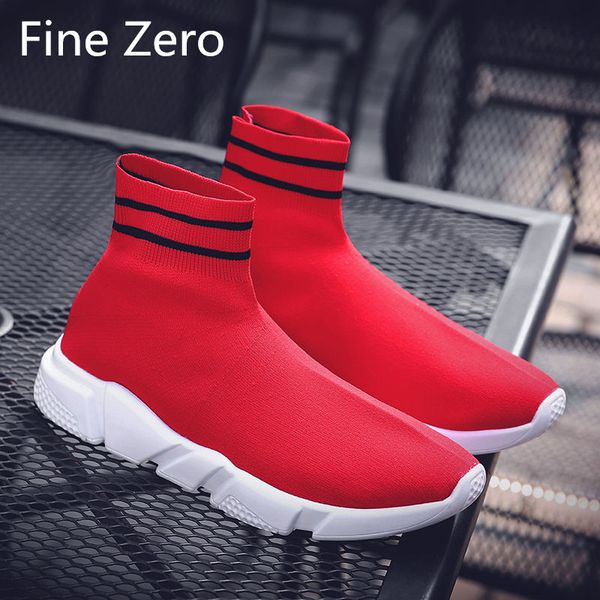 new male sock boots breathable mesh men high lightweight sneakers shoes breathable river quick-dry beach walking shoes, Black
new male sock boots breathable mesh men high lightweight sneakers shoes breathable river quick-dry beach walking shoes, Black
