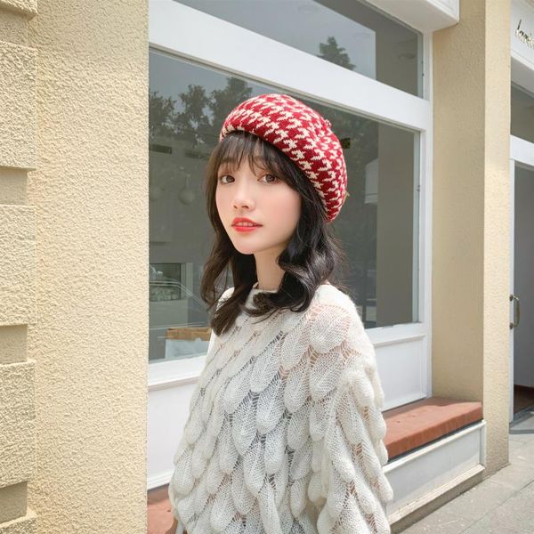fashion wool beret hats women winter french hat girls multicolor autumn winter beret hat for women flat cap swallow pattern, Blue;gray
fashion wool beret hats women winter french hat girls multicolor autumn winter beret hat for women flat cap swallow pattern, Blue;gray
