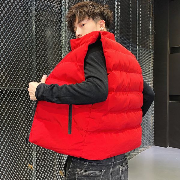 vest men's coat winter korean version cotton trend cotton jacket warm shoulder autumn winter jacket men's wear, Black;white
vest men's coat winter korean version cotton trend cotton jacket warm shoulder autumn winter jacket men's wear, Black;white