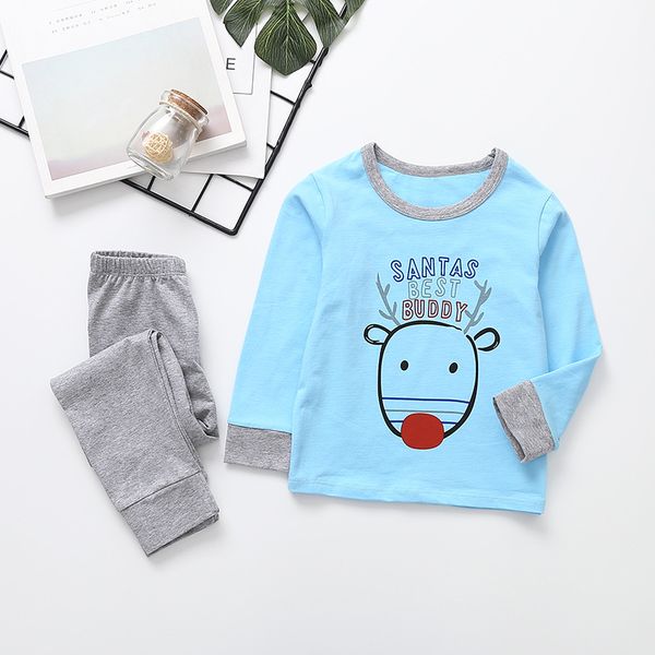 kids christmas light blue long sleeve tshirt + gray pants for boy girls party warm baby pajamas sleepwear homewear underwear, Blue;red
kids christmas light blue long sleeve tshirt + gray pants for boy girls party warm baby pajamas sleepwear homewear underwear, Blue;red