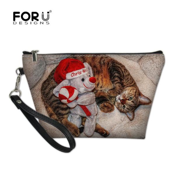 forudesigns путешествия косметическая сумка макияж дело рождество cat printing кожа pu макияж сумка для хранения органайзеры для дам мешок
forudesigns путешествия косметическая сумка макияж дело рождество cat printing кожа pu макияж сумка для хранения органайзеры для дам мешок