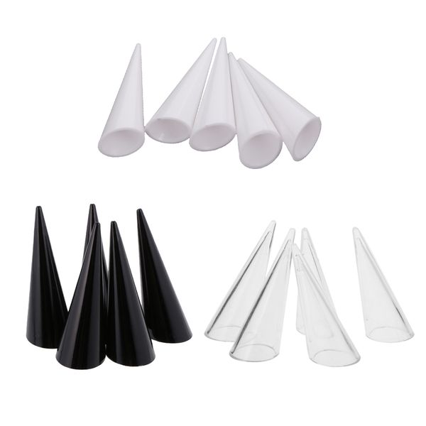 15 pieces plastic finger cone ring stand jewellery display holder showcase, Golden;silver
15 pieces plastic finger cone ring stand jewellery display holder showcase, Golden;silver