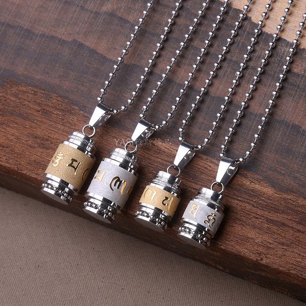 pendant necklaces chain necklace stainless steel hip hop sanskrit mantra men's jewelry on the neck gifts for male accessories, Silver
pendant necklaces chain necklace stainless steel hip hop sanskrit mantra men's jewelry on the neck gifts for male accessories, Silver