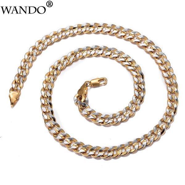 wando fashion classic link chain for men party gifts jewelry necklace two gold color africa eritrea chunky chain 9mm width n25, Silver
wando fashion classic link chain for men party gifts jewelry necklace two gold color africa eritrea chunky chain 9mm width n25, Silver