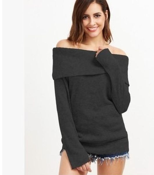 autumn 2020 pure color open-shouldered long sleeve sweater to keep out the cold and warm fashion korean version sweater forwoman, White
autumn 2020 pure color open-shouldered long sleeve sweater to keep out the cold and warm fashion korean version sweater forwoman, White