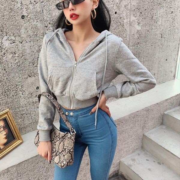front pockets zip up hoodies women spring fall solid color crop casual sweatshirt ladies white black cropped hooded
front pockets zip up hoodies women spring fall solid color crop casual sweatshirt ladies white black cropped hooded