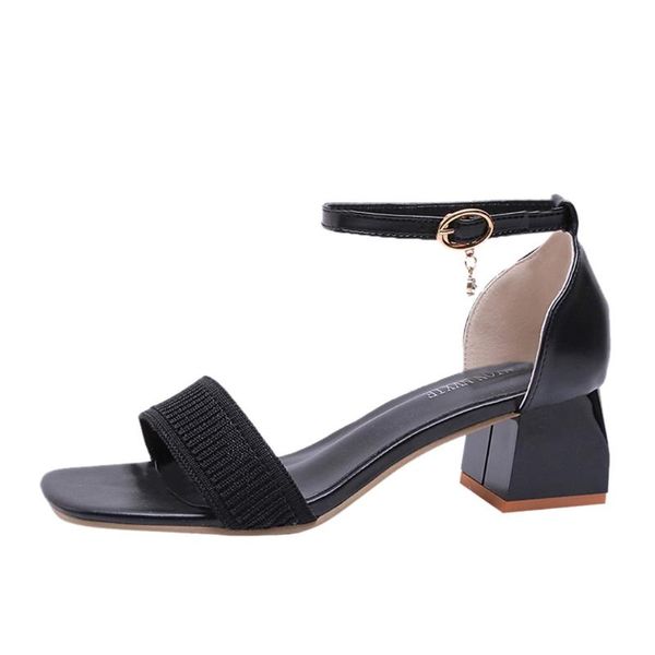 sagace women square toe sandals summer women's fashion trend solid color square head high-heeled sandals buckle shoes summer, Black
sagace women square toe sandals summer women's fashion trend solid color square head high-heeled sandals buckle shoes summer, Black