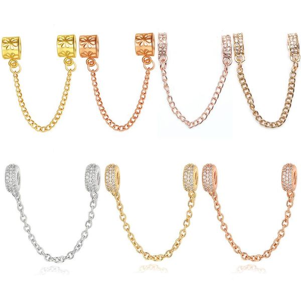 charm bracelets buipoey fashion rose gold daisy pattern shiny zircon safety chain fit 3mm snake beads bracelet bangle jewelry gift, Golden;silver
charm bracelets buipoey fashion rose gold daisy pattern shiny zircon safety chain fit 3mm snake beads bracelet bangle jewelry gift, Golden;silver
