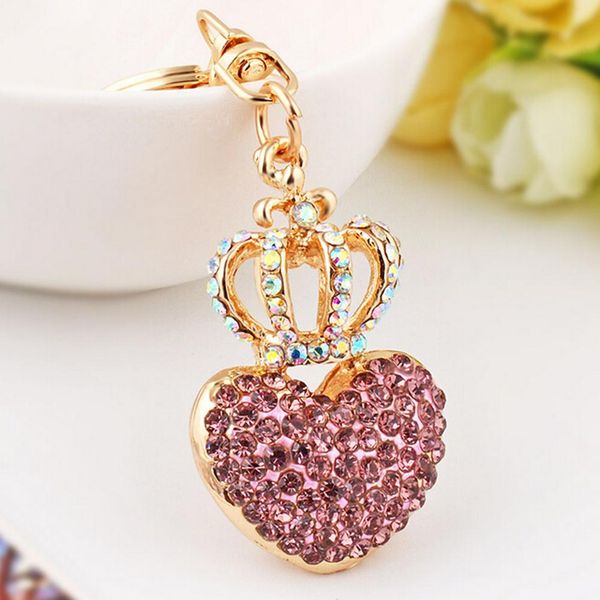 designer keychains beautiful crown heart lovers beautiful keyring keychain gold-color design bling bling crystal high quality, Silver
designer keychains beautiful crown heart lovers beautiful keyring keychain gold-color design bling bling crystal high quality, Silver