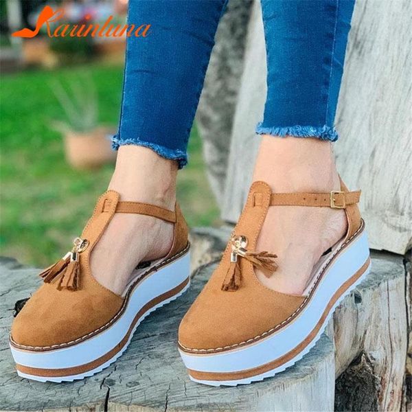 dress shoes karin 2021 brand big size 43 ins 9 colors flat platform sweet women sandals summer, Black
dress shoes karin 2021 brand big size 43 ins 9 colors flat platform sweet women sandals summer, Black