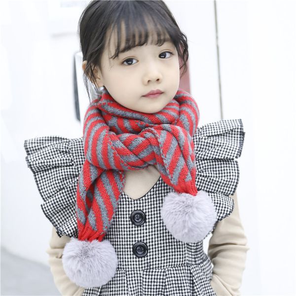 scarves autumn and winter children's wool scarf wild striped big hair ball men women baby knitted warm bib set wholesale, Blue;gray
scarves autumn and winter children's wool scarf wild striped big hair ball men women baby knitted warm bib set wholesale, Blue;gray
