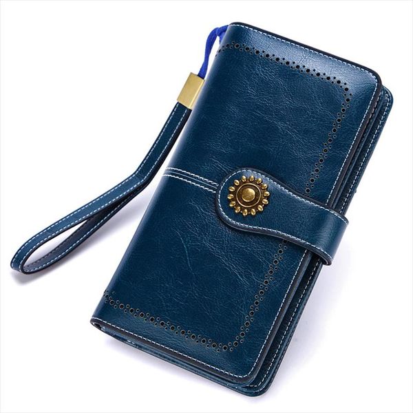 new 2019 genuine leather women real oil wax leather long clutch wallet metal lady purse female cellphone bag, Red;black
new 2019 genuine leather women real oil wax leather long clutch wallet metal lady purse female cellphone bag, Red;black