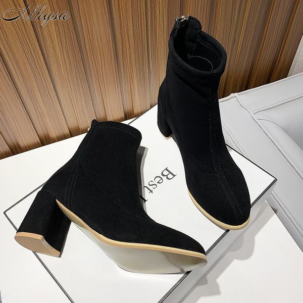 boots 2021 autumn winter short women women's mid-heel thick heel ankle single w271, Black
boots 2021 autumn winter short women women's mid-heel thick heel ankle single w271, Black