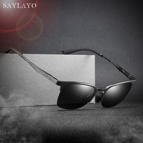 sunglasses saylayo aluminium magnesium square men women polarized sun glasses for driving eyewear, White;black
sunglasses saylayo aluminium magnesium square men women polarized sun glasses for driving eyewear, White;black