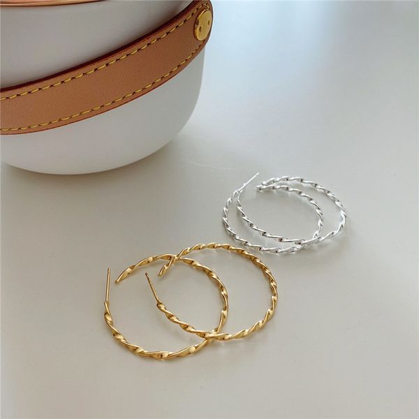 hoop & huggie ruiyi real 925 sterling silver women simple punk hyperbole twisting earrings girls stylish big circle screw niche, Golden;silver
hoop & huggie ruiyi real 925 sterling silver women simple punk hyperbole twisting earrings girls stylish big circle screw niche, Golden;silver