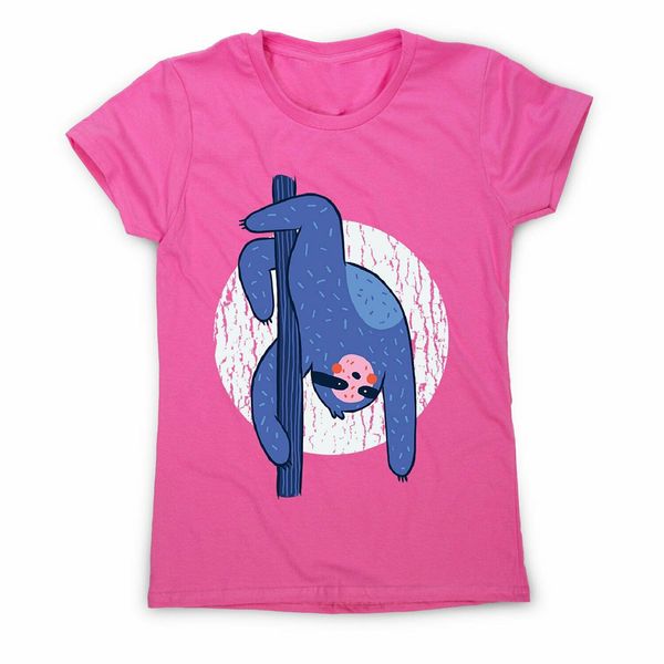 pole dance sloth - women's funny illustrations t-shirt colorful tee shirt
pole dance sloth - women's funny illustrations t-shirt colorful tee shirt