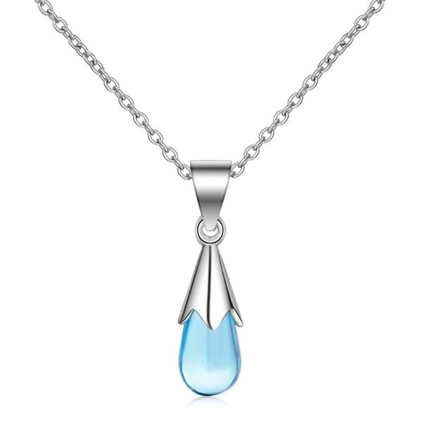 blue crystal water drop 925 sterling silver pendant necklace for women cute korean simple fashion short minimalist chain jewelry
blue crystal water drop 925 sterling silver pendant necklace for women cute korean simple fashion short minimalist chain jewelry