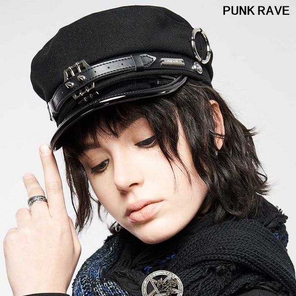 berets punk rock woolen beret classic black uniform metal decorate daily form handsome women pu leather hat rave ws-357mzf, Blue;gray
berets punk rock woolen beret classic black uniform metal decorate daily form handsome women pu leather hat rave ws-357mzf, Blue;gray