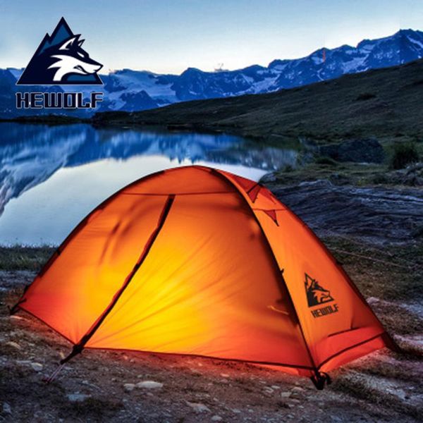 tents and shelters hewolf 1 person camping tent outdoor double layers silicone coat waterproof 1.7kg ultralight with floor mat
tents and shelters hewolf 1 person camping tent outdoor double layers silicone coat waterproof 1.7kg ultralight with floor mat