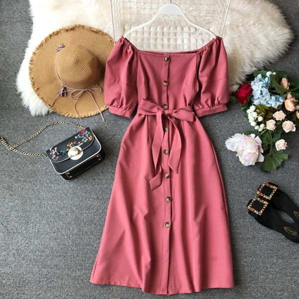 korean style autumn new elegant square long skirt long skirt collar bubble sleeve single-breasted slim medium-length dress dress women, Black;gray
korean style autumn new elegant square long skirt long skirt collar bubble sleeve single-breasted slim medium-length dress dress women, Black;gray