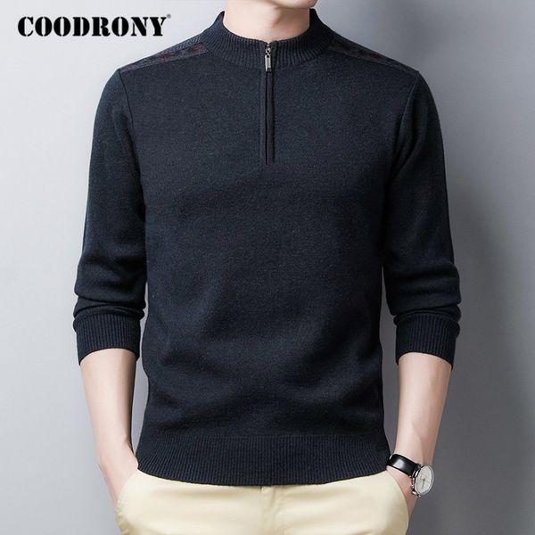 coodrony zipper turtleneck sweaters winter sweater men clothing 2020 thick warm knitwear pullover man casual men's jumpers c1218, White;black
coodrony zipper turtleneck sweaters winter sweater men clothing 2020 thick warm knitwear pullover man casual men's jumpers c1218, White;black