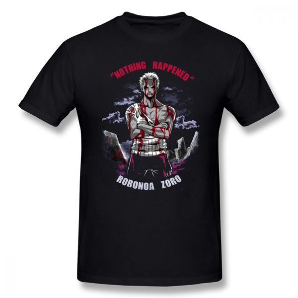 one piece nothing happened roronoa zoro men t shirt pop kpop oversize o-neck cotton custom short sleeve men clothes 2018
one piece nothing happened roronoa zoro men t shirt pop kpop oversize o-neck cotton custom short sleeve men clothes 2018