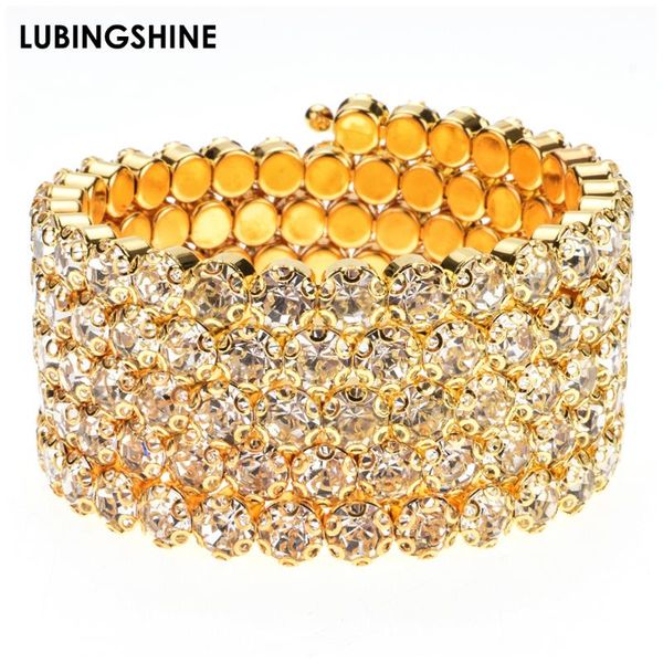 luxury gold silver color full cz crystal bracelets&bangles alloy multilayer wrap wide bracelet for women fashion cuff jewelry, Black
luxury gold silver color full cz crystal bracelets&bangles alloy multilayer wrap wide bracelet for women fashion cuff jewelry, Black