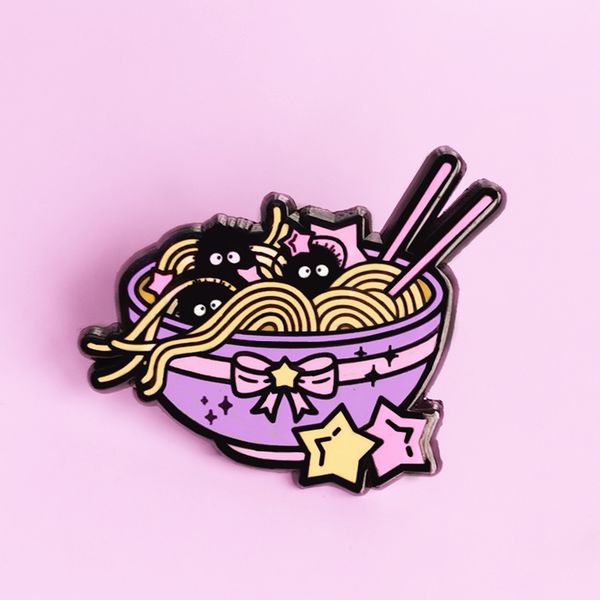 Japanese Ramen Soot Sprite Fairydust Hard Enamel Pin Spirited Aways Brooch Anime Fan Collectible Medal Kawaii Fashion Gourmet Pins Gift
Japanese Ramen Soot Sprite Fairydust Hard Enamel Pin Spirited Aways Brooch Anime Fan Collectible Medal Kawaii Fashion Gourmet Pins Gift