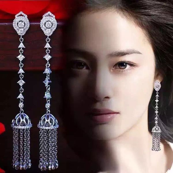 2020 fashion women elegant tassel earrings spring new arrival women long earings cute ear accessories oorbellen ae078, Silver
2020 fashion women elegant tassel earrings spring new arrival women long earings cute ear accessories oorbellen ae078, Silver
