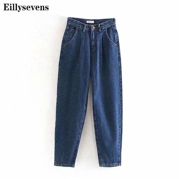 women's jeans woman loose casual harem pants boyfriends mom streetwear denim women pleated trousers slouchy femme#g3, Blue
women's jeans woman loose casual harem pants boyfriends mom streetwear denim women pleated trousers slouchy femme#g3, Blue