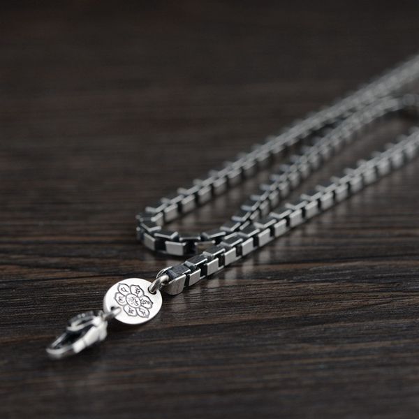 925 серебряное ожерелье мужчины box chain стимпанк fine jewelry hip hop kpop ожерелья rock мужской аксессуары роскошные украшения, Silver
925 серебряное ожерелье мужчины box chain стимпанк fine jewelry hip hop kpop ожерелья rock мужской аксессуары роскошные украшения, Silver