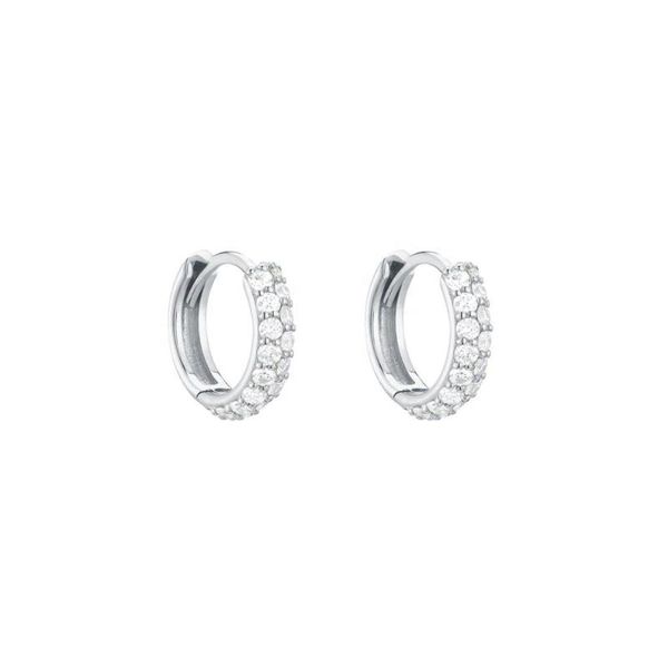 lozrunve lozrunv wholesale sterling silver two row clear cz stone huggie hoop earring, Golden;silver
lozrunve lozrunv wholesale sterling silver two row clear cz stone huggie hoop earring, Golden;silver