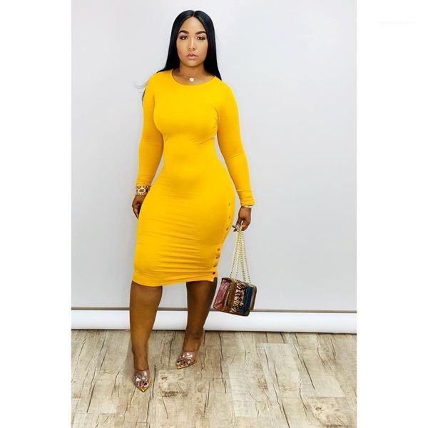 womens dresses o-neck long sleeve knee length dress skinny casual base clothing solid color button, Black;gray
womens dresses o-neck long sleeve knee length dress skinny casual base clothing solid color button, Black;gray