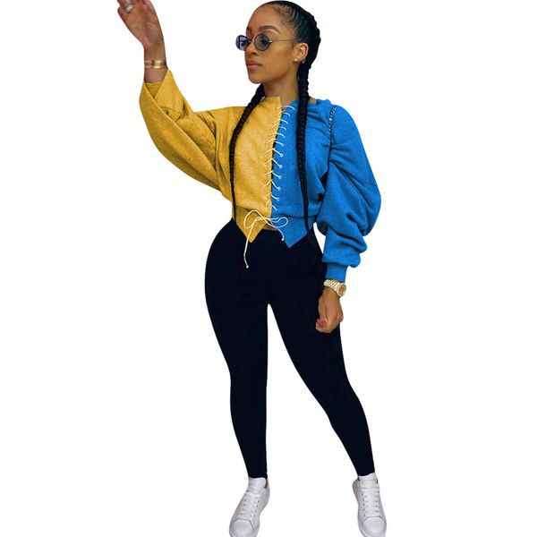 women designer patchwork hoodie tracksuits casual 2 piece trousers sets street style spring autumn two pieces outfit, White
women designer patchwork hoodie tracksuits casual 2 piece trousers sets street style spring autumn two pieces outfit, White