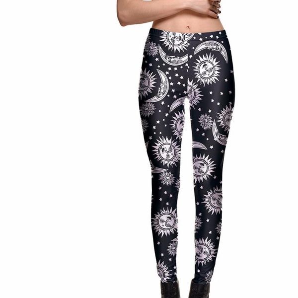 wholesale leggings black and white sun moon prints suitable for european womens leggings pants stretch pants
wholesale leggings black and white sun moon prints suitable for european womens leggings pants stretch pants