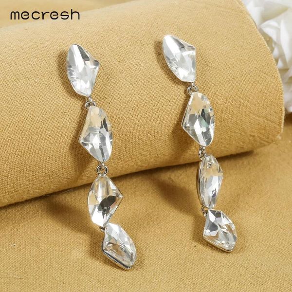 mecresh cute clear / black irregular rhinestone long drop earrings for women simple bride dangle earring wedding jewelry eh1728, Silver
mecresh cute clear / black irregular rhinestone long drop earrings for women simple bride dangle earring wedding jewelry eh1728, Silver