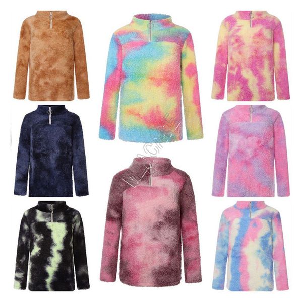 women winter hoodies tie-dyed wool sweater sherpa fleece warm plush furry zipper collar pullover sweaters blouses outwear clothesd91709, White
women winter hoodies tie-dyed wool sweater sherpa fleece warm plush furry zipper collar pullover sweaters blouses outwear clothesd91709, White
