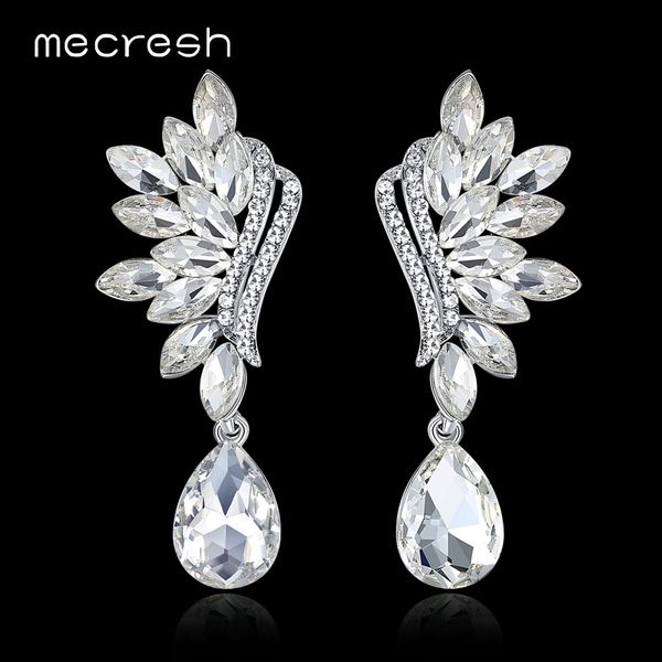 dangle & chandelier mecresh black teardrop crystal big earrings 2021 statement flower shape bride for wedding party meh1043, Silver
dangle & chandelier mecresh black teardrop crystal big earrings 2021 statement flower shape bride for wedding party meh1043, Silver