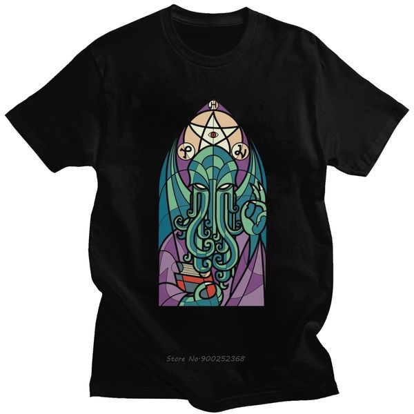 handsome church of cthulhu t shirt men short sleeve cotton t-shirt graphic h.p. lovecraft tee miskatonic tshirt harajuku
handsome church of cthulhu t shirt men short sleeve cotton t-shirt graphic h.p. lovecraft tee miskatonic tshirt harajuku
