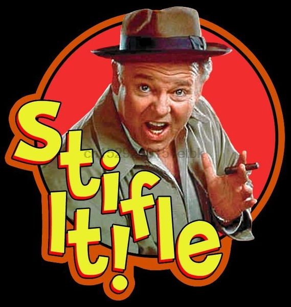 70 tv classic all in the family archie bunker stifle it custom tee any size