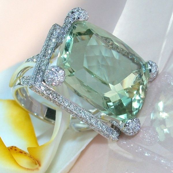 fdlk luxury large green crystal ring silver color zircon filled jewelry bridal wedding engagement ring size 5-12, Slivery;golden
fdlk luxury large green crystal ring silver color zircon filled jewelry bridal wedding engagement ring size 5-12, Slivery;golden