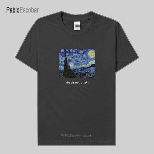 world famous painting series t-shirt van gogh new art painting short sleeve clothes cotton summer funny print fashion streetwear
world famous painting series t-shirt van gogh new art painting short sleeve clothes cotton summer funny print fashion streetwear